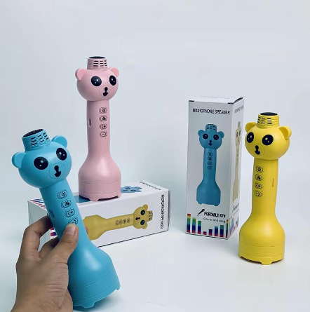 IA HIFI Bluetooth 5.0 Handheld Microphone Karaoke High Quality Speaker Mic Handheld Karaoke Microphone