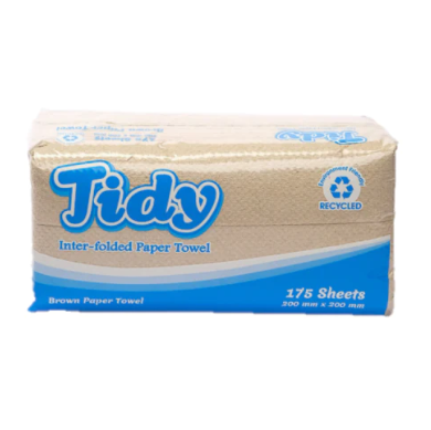 Tidy Inter-Folded Paper Towel Brown 175 sheets