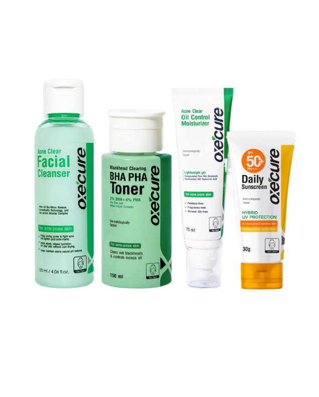 Daytime Basics Kit Cleanser Toner Moisturizer Daily Sunscreen