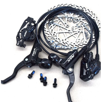 Kamros /Shimano/Rsx Hydraulic Brakes with Rotor Set Hydraulic Brakes with Rotor Set for MTB RD