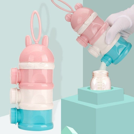 3 Layers Baby Milk Powder Storage Box Milk Storage Bag Food Container