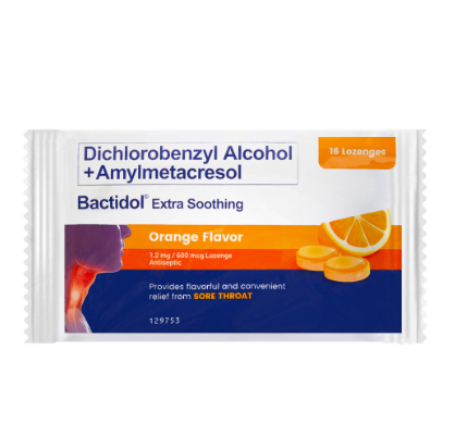 Bactidol Extra Soothing Orange Lozenge  16's``