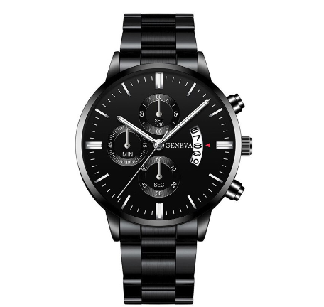 GENEVA Luxury gold Men's Fashion Watches Men's Automatic Date Analog Wrist Watches for men Waterproof Casual Sports Clock M6