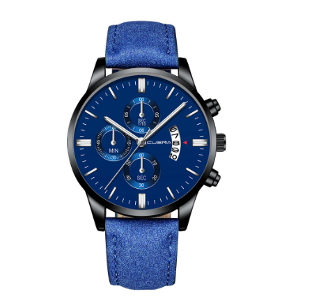 CUENA Original Brand Men's Watch Fashion Sports Analog Quartz Stainless Steel Waterproof 845 M1