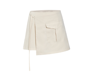 Lovito Women Pocket Shorts L55Ad086 Apricot