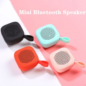Small Mini Wireless Bluetooth Speaker Portable Mini Speaker Hanging Outdoor Stereo Bass Loudspeaker