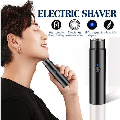 Mini Electric Shaver for Men Portable Electric Razor Beard Knife USB Charging Men's Shavers Face