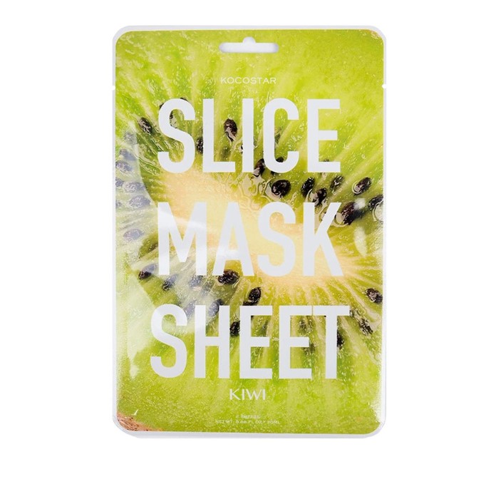 Kocostar Kiwi Slice Face Mask Sheet for Skin Cell Regeneration x3