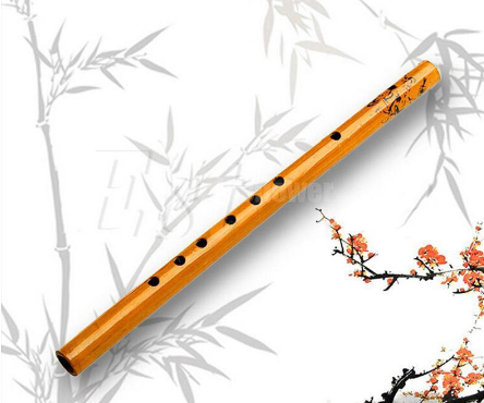 Traditional 6 Hole Bamboo Flute Clarinet Student Musical Instrument Wood AU