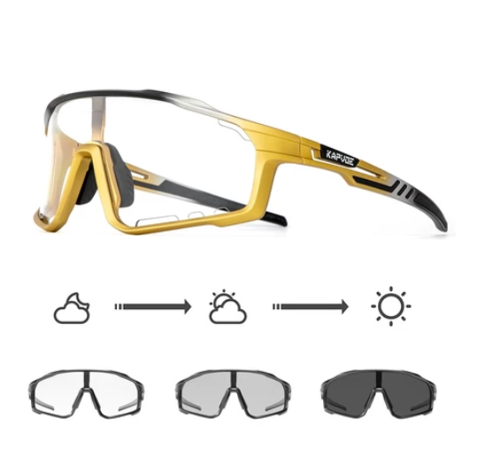 2023 New Photochromic Cycling Glasses Mtb Sunglasses for Men Women Sport Speed Road Mountain Bike Bicycle Cycl Eyewear Goggle PS7