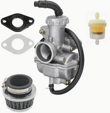PZ20 Carburetor For Kazuma Baja 50cc 70cc 90cc 110cc 125cc 4 Stroke ATV 4 Wheeler Go Kart Dirt Bike Honda CRF50F XL75 PZ20 Carb With Air Fuel Filter