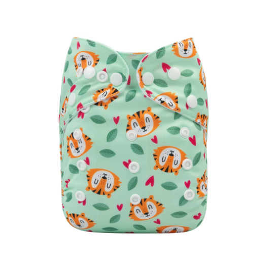 Alva Baby Cloth Diapers Washable Pocket Nappy Diaper for Newborn Without Insert N16