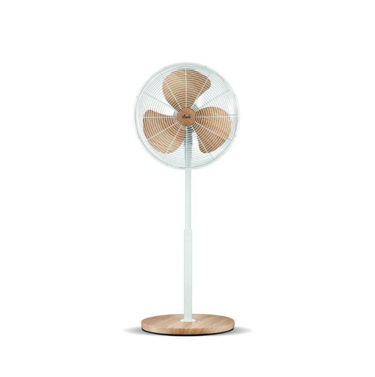Asahi XF 6081 Retro Wooden 16" Stand Fan