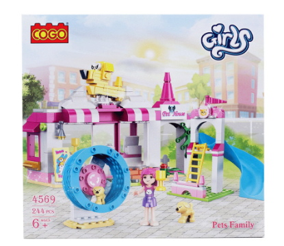 Cogo Girls Pets Family Building Blocks