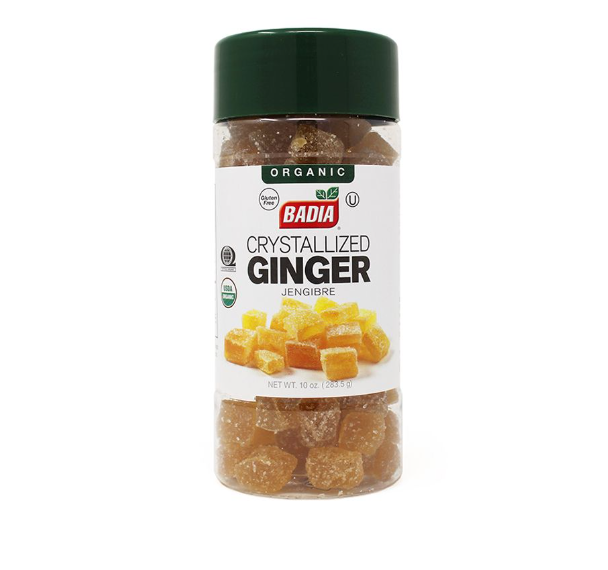 Badia Organic Crystallized Ginger 283.5g