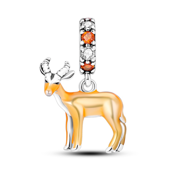 25 Sterling Silver Dog Bone Charm Suitable For Pandora Bracelet DIY 007