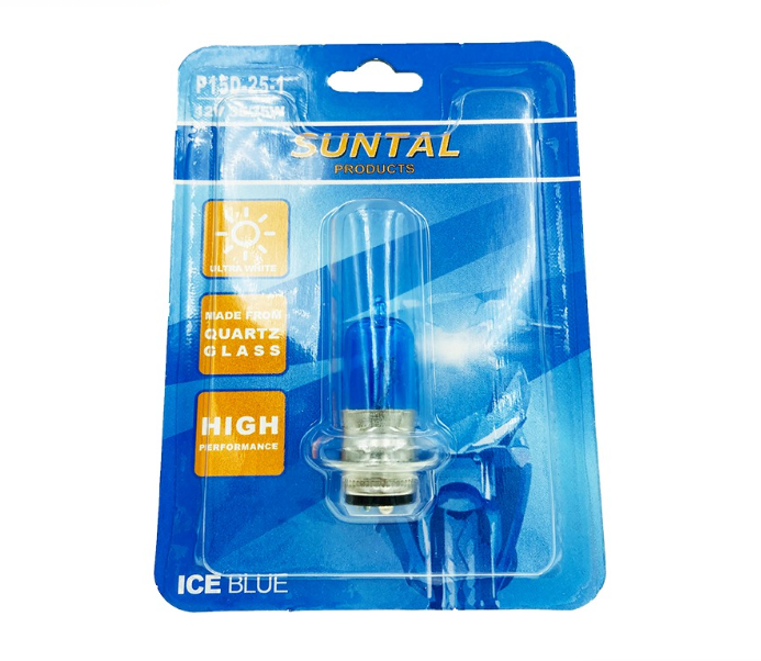 Suntal Halogen Ice Blue (1Leg/T19) 12V 35/35W / P15d-25-1 BLUE / 12153BV