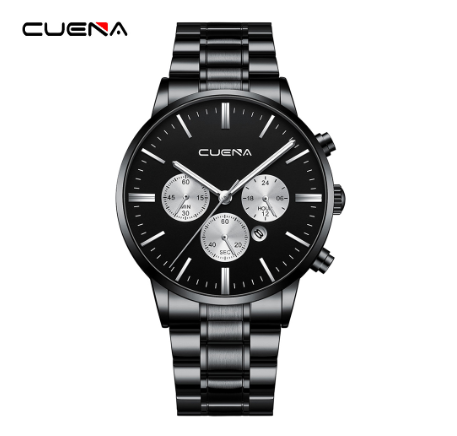 CUENA men's watches original brand fashion simple quartz waterproof models 6080 M3