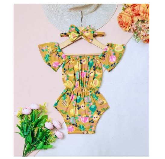 Baby Romper With Turban (UP TO18months) 05