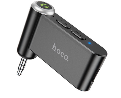 HOCO E58 Bluetooth Receiver 5.0 Car Adapter 3.5Mm Aux Jack Audio Wireless For Pc Headphones Mic 3.5 Receptor