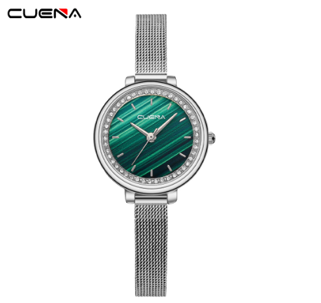 CUENA Women Watches Original Brand Rose Fashion Versatile Casual Business Quartz Waterproof 6031 004