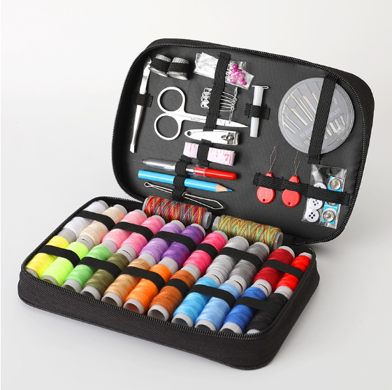97 Pcs/Set Portable Travel Sewing Box Needles Tools Stitching Embroidery Craft Sewing Kits