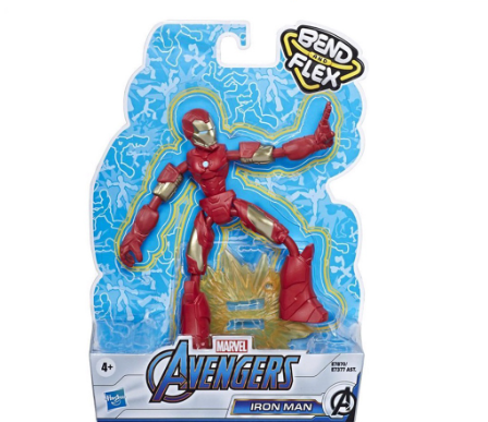 Marvel Avengers Bend and Flex Iron Man 6 inch Figure
