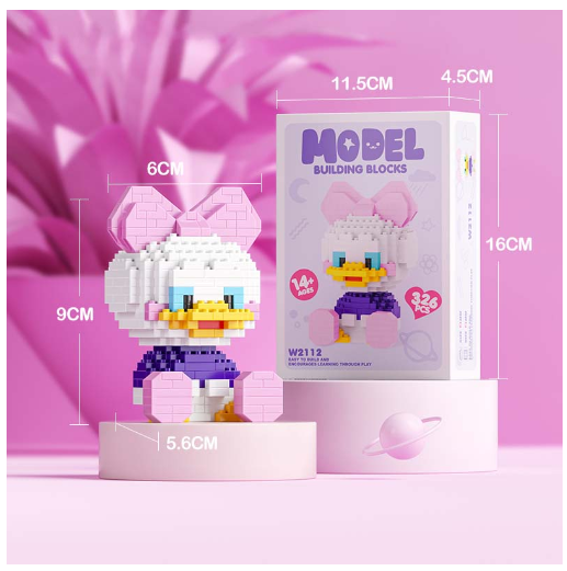 Building Block Toys Educational Toy Gift for Girls Desktop Decoration Cute LinaBeII L14
