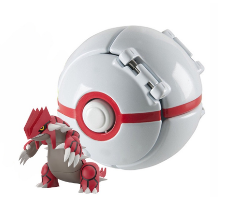 Pokemon Variant Ball Toy Model Groudon Pocket Monsters Action Figure series 2