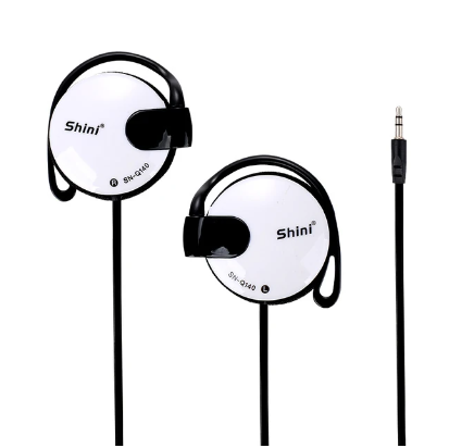 3.5mm Wired Ear Hook Earphone Earbud Stereo Headphones Music Sport Running Gaming Headset With Mic for Xiaomi Samsung PC MP3/4