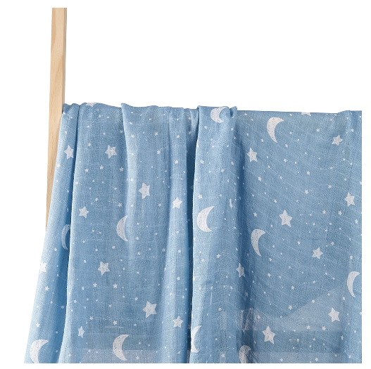 Happy Flute Baby Muslin Swaddle Cotton Soft Baby Blanket For Newborn Baby Wrap Sleepsack Bath Towel 120x110CM c15