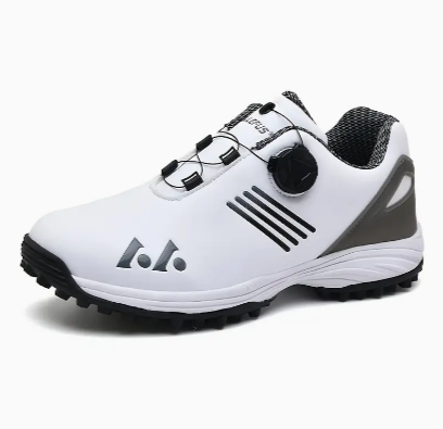 Men's Golf Shoes: Waterproof, Non-Slip Sports Sneakers With Swivel Button For Maximum Comfort!