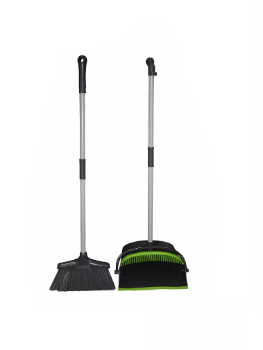 SCRUBZ Dustpan & Broom Set 25x26x102cm Cleaning Essentials