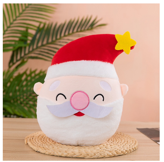 30cm Squishmallow Strawberry Pineapple Avocado Pig Plush Pillow Dinosaur Doll Christmas Tree Doll C5