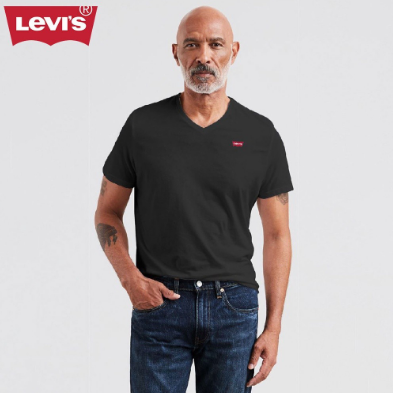Levi's  Men's Original Housemark V-Neck T-Shirt 85641-0001