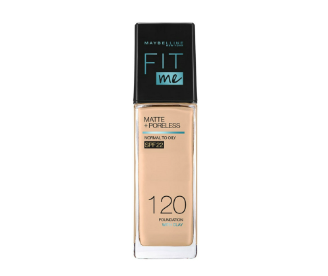 MAYBELLINE Fit Me Matte + Poreless Liquid Foundation (with SPF) - 120 Classic Ivory 30ML