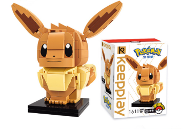 Keeppley Pokemon Series EeVee Building Blocks Bricks Toys for Boy Girls QMAN Compatible with Lego