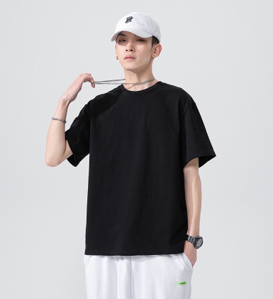 Simple personality Men's T-shirts High Quality Cotton Short Sleeves