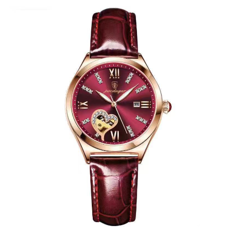 Binbond Original Luxury Stainless Steel Waterproof Luminous Ladies Watch Girls Fashion Calendar Female Wrist Watch F4