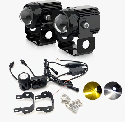 Mini Driving Light White Yellow 1pair Universal V1 High Quality