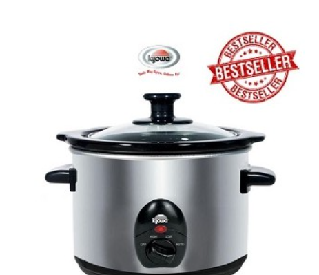 Kyowa KW-2800 Round Slow Cooker 1.5L (Stainless)