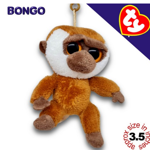 TY Key Clips-Chains Bag Charm Hanging Plushie Stuffed Toy Collection TYCC20