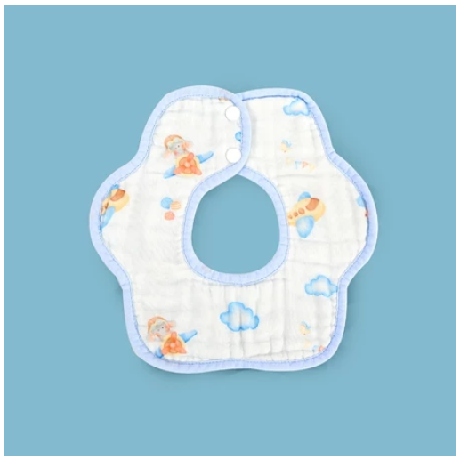 Einmilk Baby Bandana Dribble Bibs 360 Rotate Drool Bibs or Petal Bib Cotton Super Soft & Absorbent B23