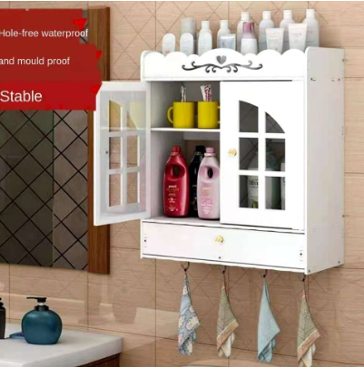 Mr. Dolphin #Storage & OrganizationPunch-free toilet racks, bathroom storage wall cabinets
