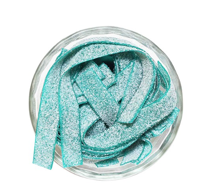 Sour Gummy Belts Raspberry 150g