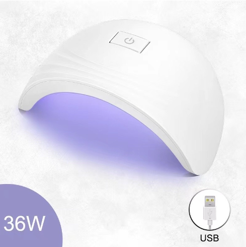 36W White UV LED Lamps USB Nail Dryer Gel Polish Lamp