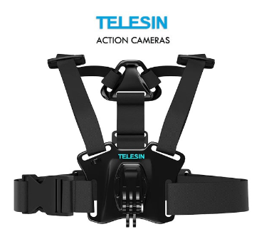 TELESIN Chest Belt Adjustable Adventure Harness Travel Strap Mount for Action Cameras GP-CGP-T07