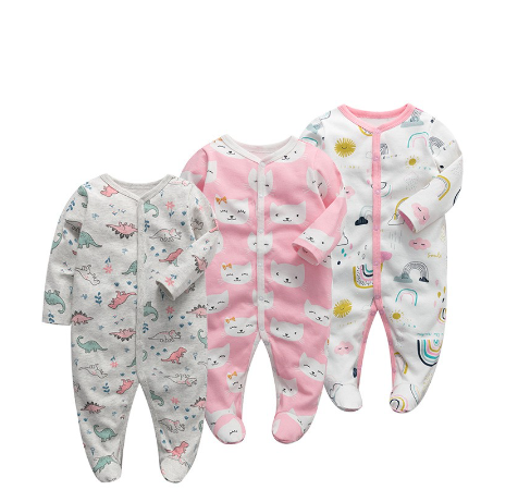 BCBL Baby Romper Born Clothes Set Jumpsuit Infant Girl Boy Cotton Long Sleeve Onesie