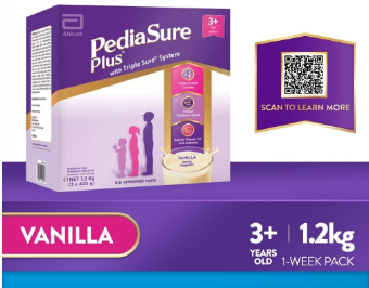 Pediasure Plus Vanilla 1.2kg For Kids Above 3 Years Old