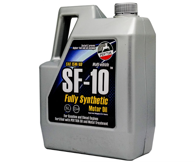 Pertua Multi-vehicle SF-10 SAE 15W/40 Fully Synthetic Motor Oil & Metal Treatment 4L